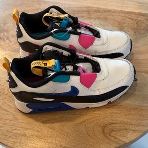 Nike Kids Sneakers with Blue, Pink, and White